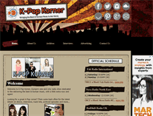Tablet Screenshot of kpopkorner.com
